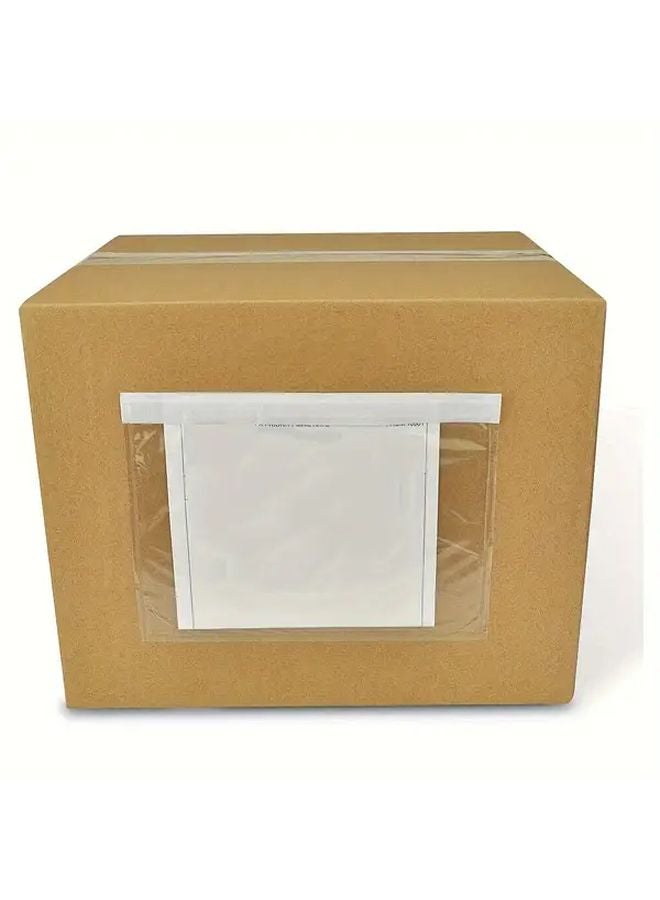 100pcs 4.72x6.3 Inch Clear Adhesive Top Pouches For Packing Slips And Shipping Labels - Image 3